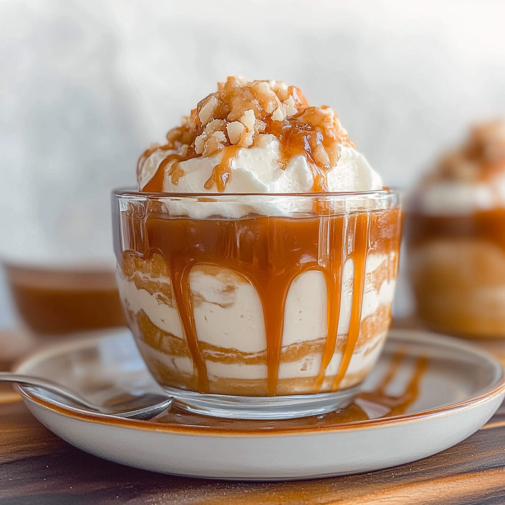 Recipe preparation for Dulce de Leche Pudding Recipe