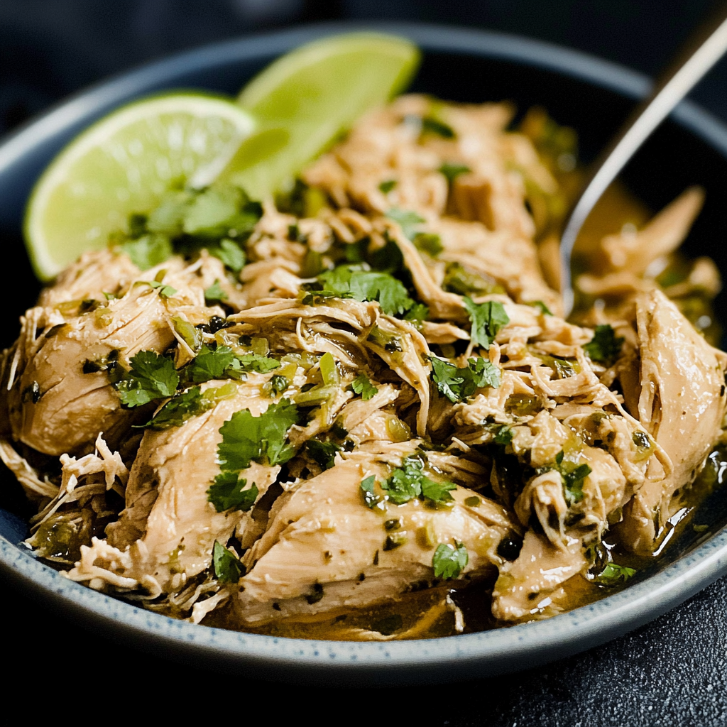 Recipe preparation for Slow Cooker Cilantro Lime Chicken
