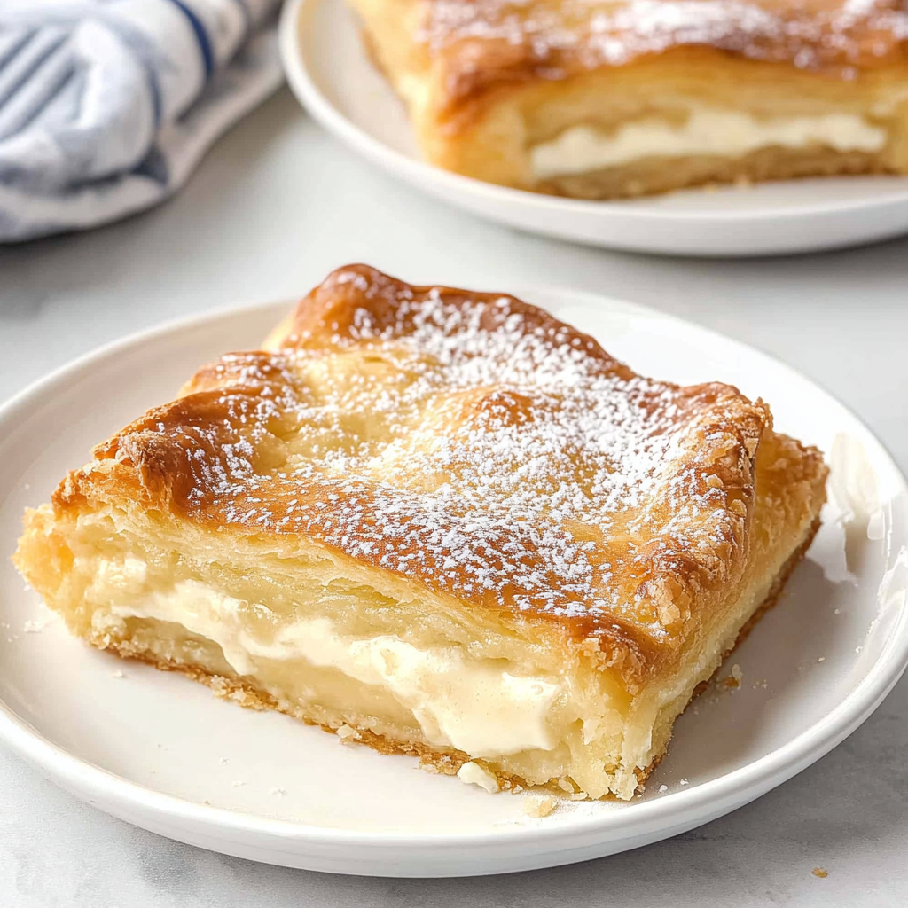 Recipe preparation for Cheesecake Crescent Rolls