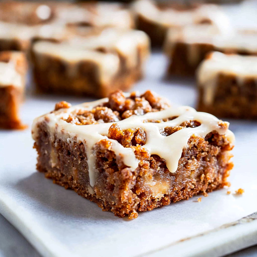 Recipe preparation for Carrot Cake Bars