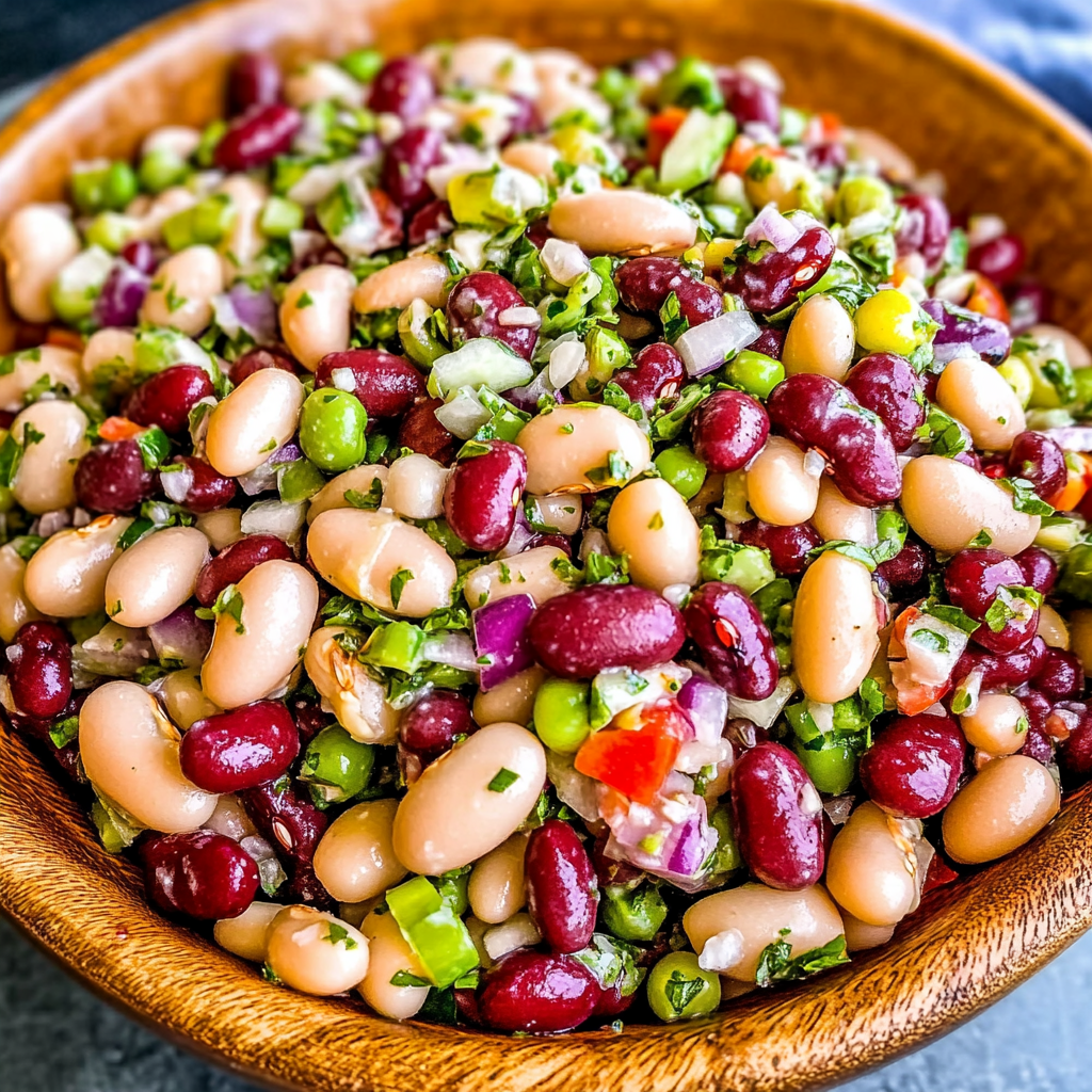 Recipe preparation for 3 Bean Salad