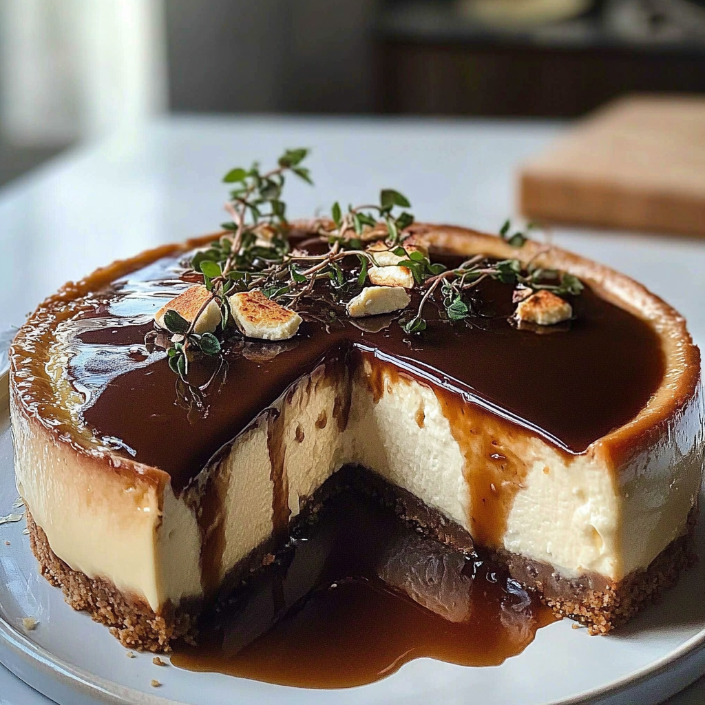 Recipe preparation for Feta Cheesecake