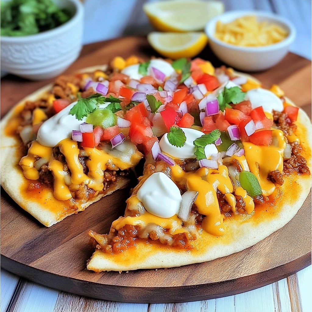 Recipe preparation for Mexican Pizza Taco Bell Copycat