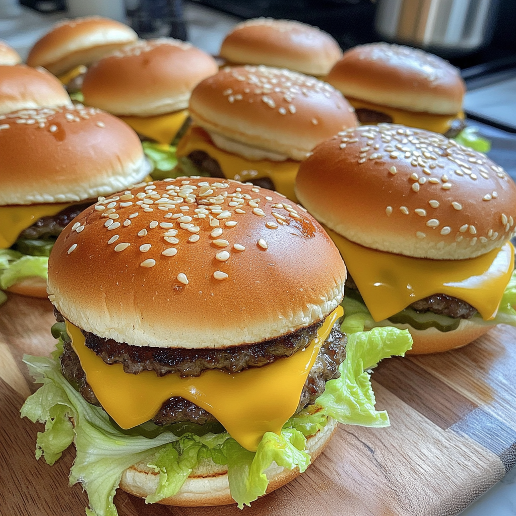 Recipe preparation for Big Mac Sliders