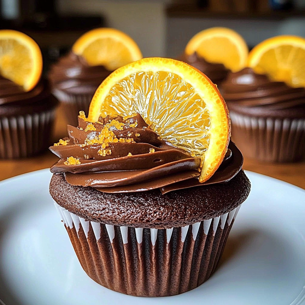 Recipe preparation for Orange Chocolate Cupcakes