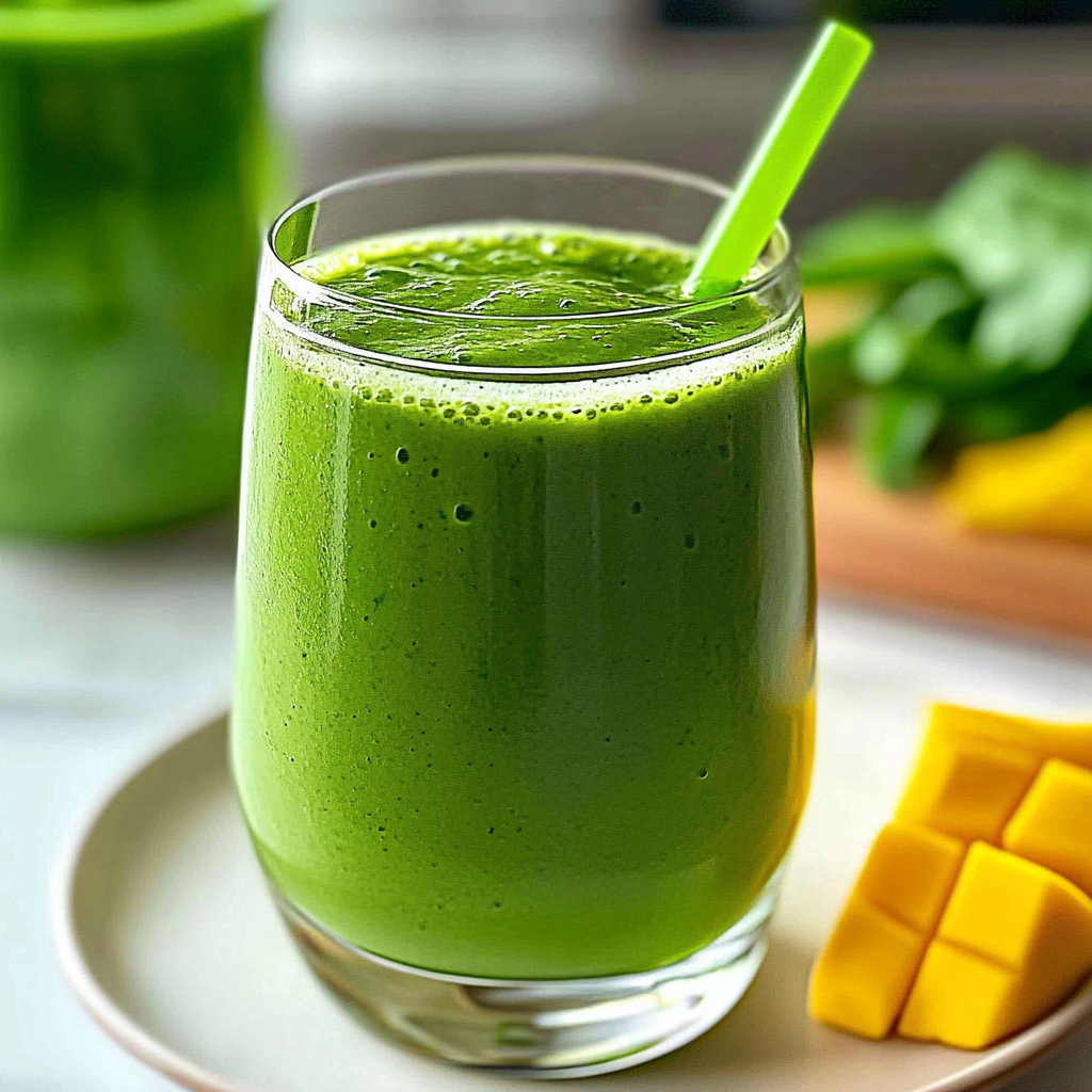 Recipe preparation for Green Smoothie Recipe