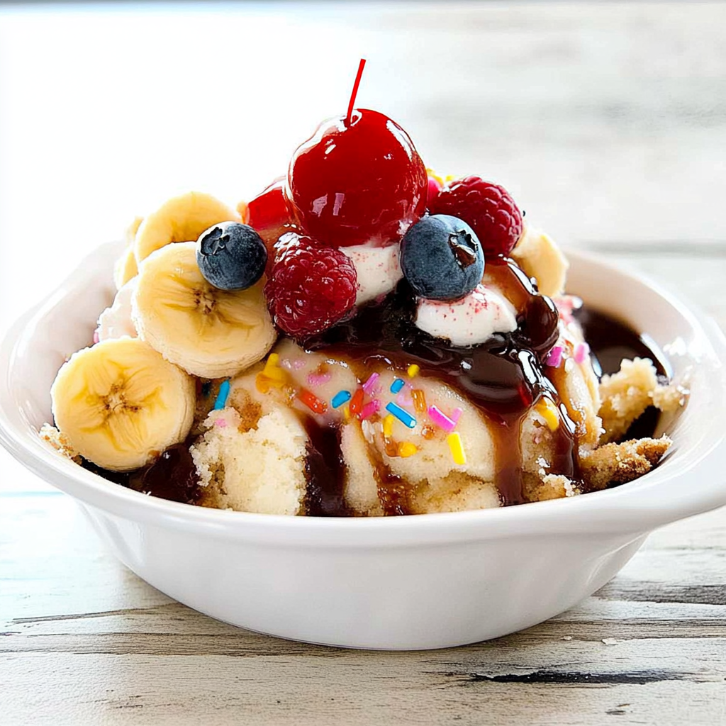 Recipe preparation for Banana Split Dump Cake