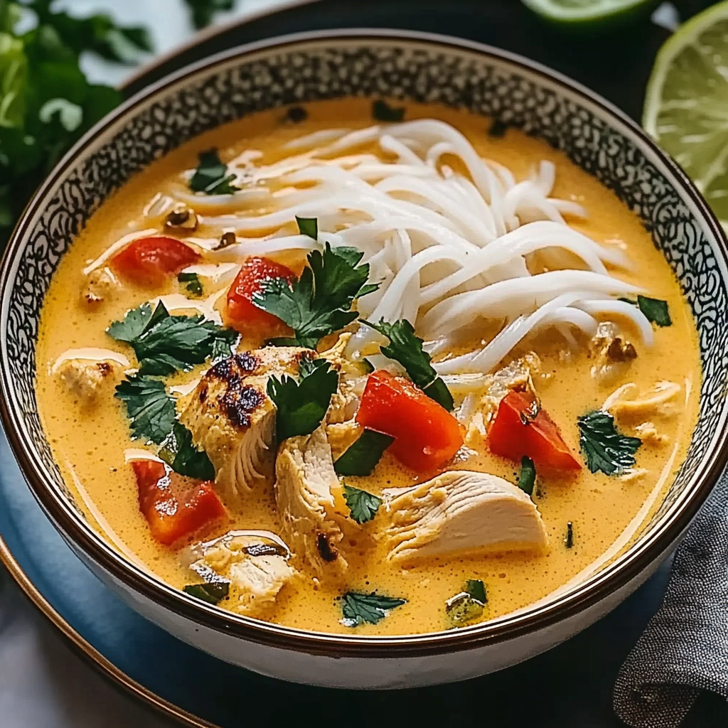 Recipe preparation for Thai Chicken Soup