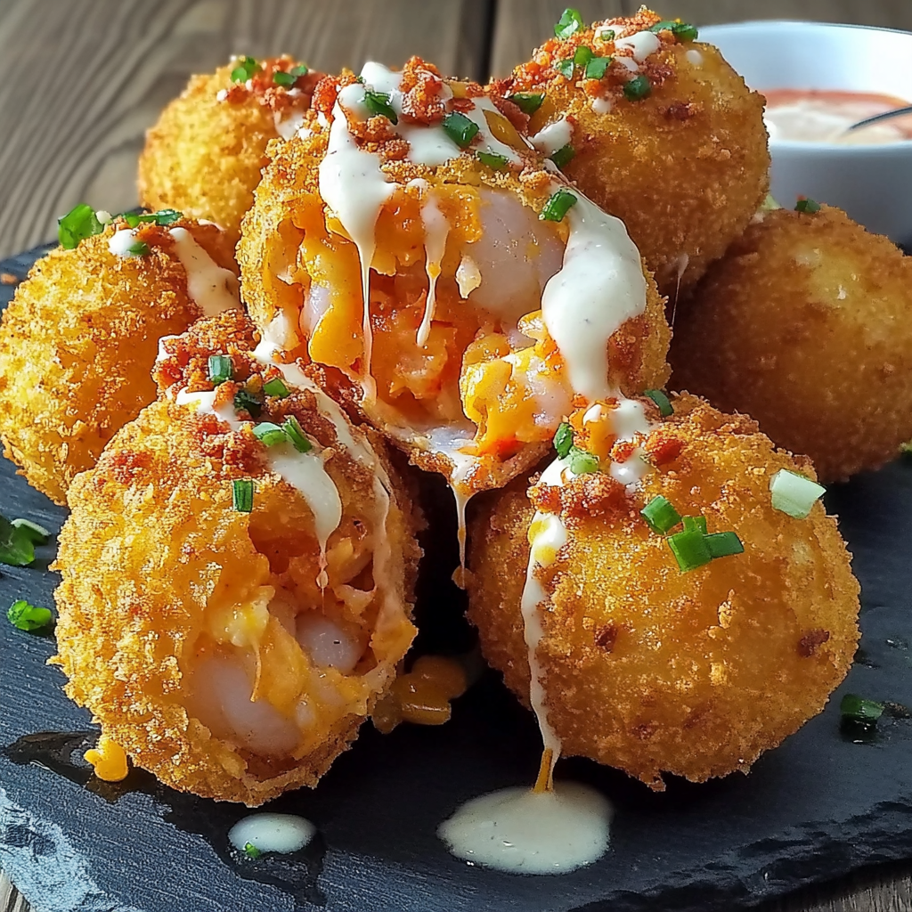 Recipe preparation for Shrimp Crab Nacho Corn Dogs