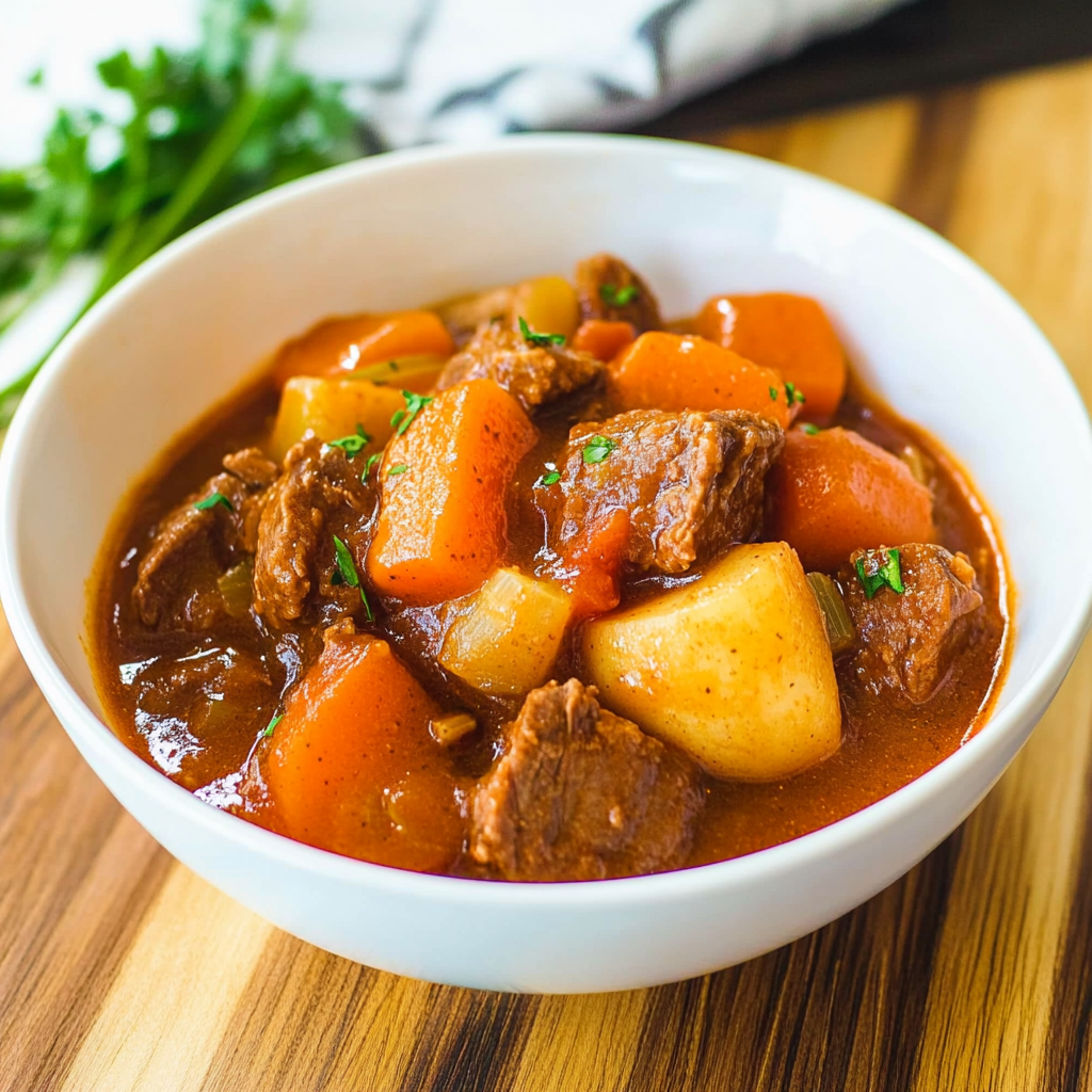 Recipe preparation for Crock Pot Beef Stew