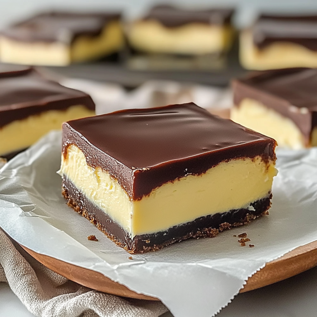 Recipe preparation for Boston Cream Pie Fudge