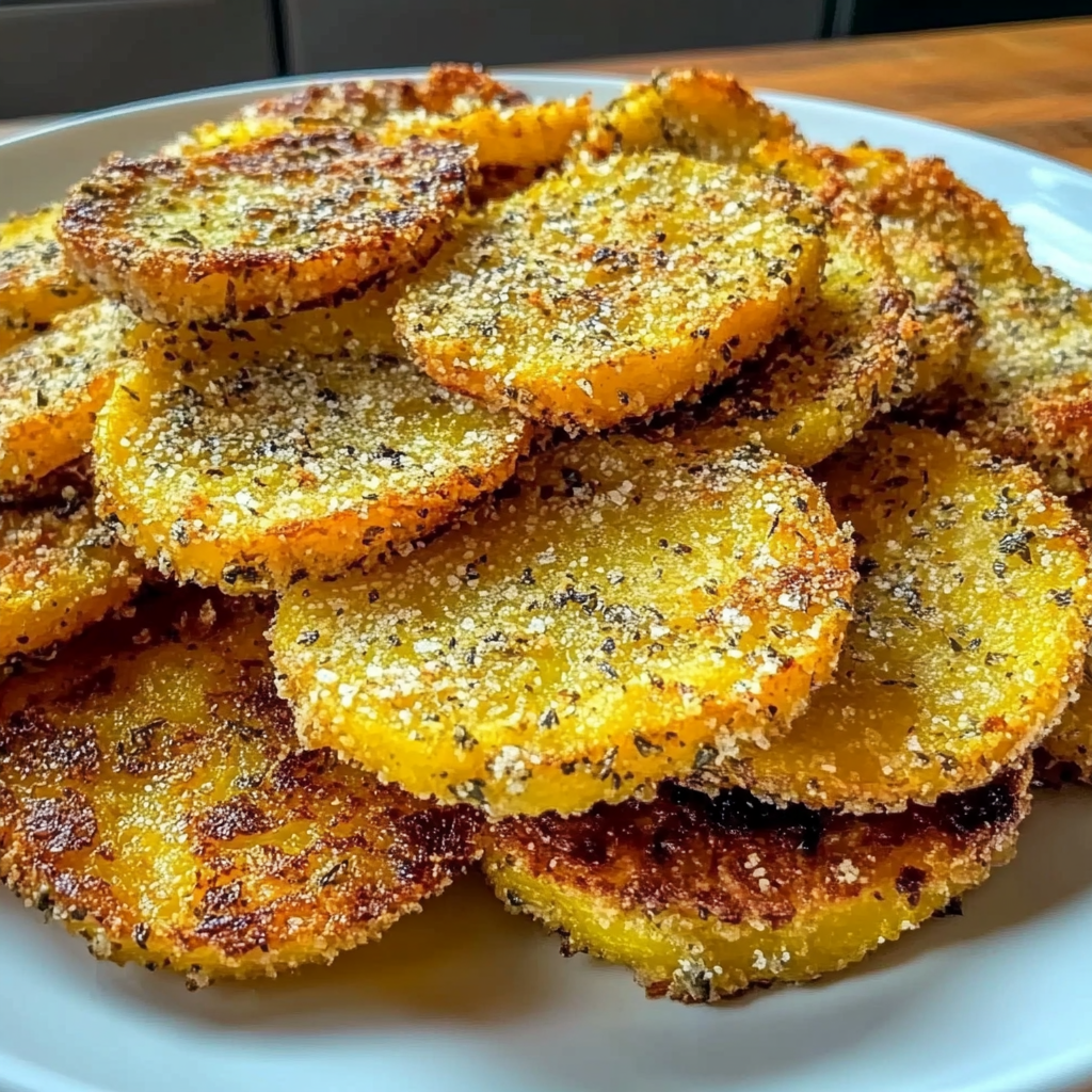 Recipe preparation for Oven-Fried Squash