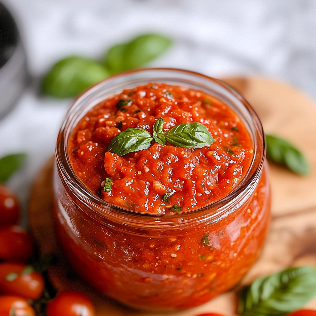 Recipe preparation for Marinara Sauce