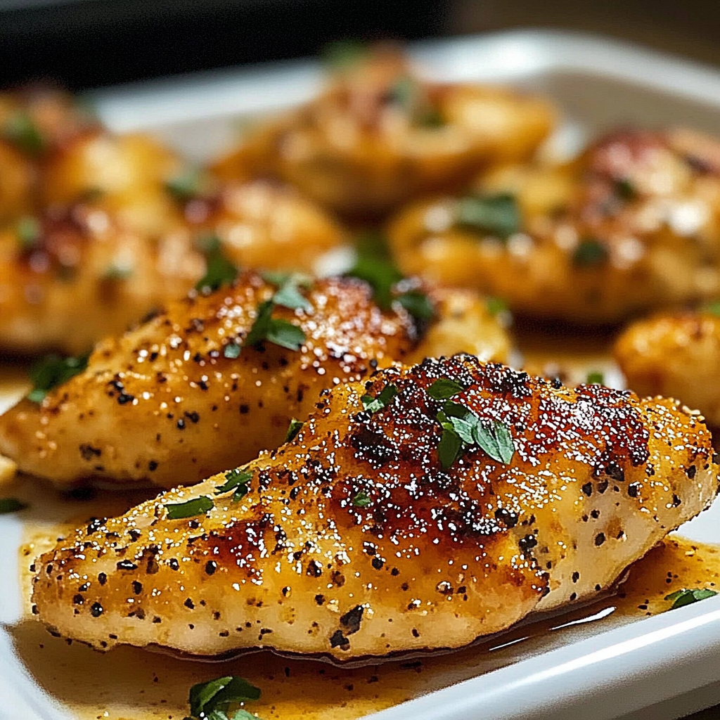 Recipe preparation for Baked Chicken Tenders with Low Carb Ingredients