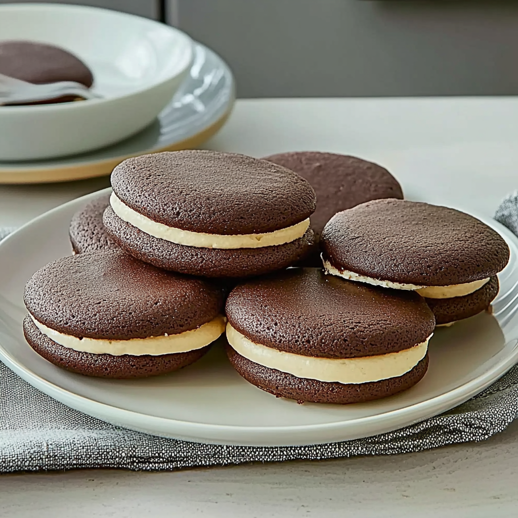 Recipe preparation for Moist Whoopie Pies
