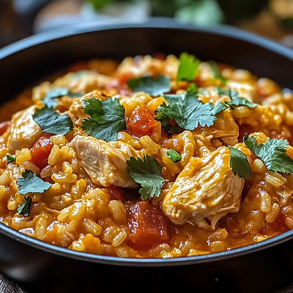 Recipe preparation for One Pot Mexican ACP Chicken and Rice