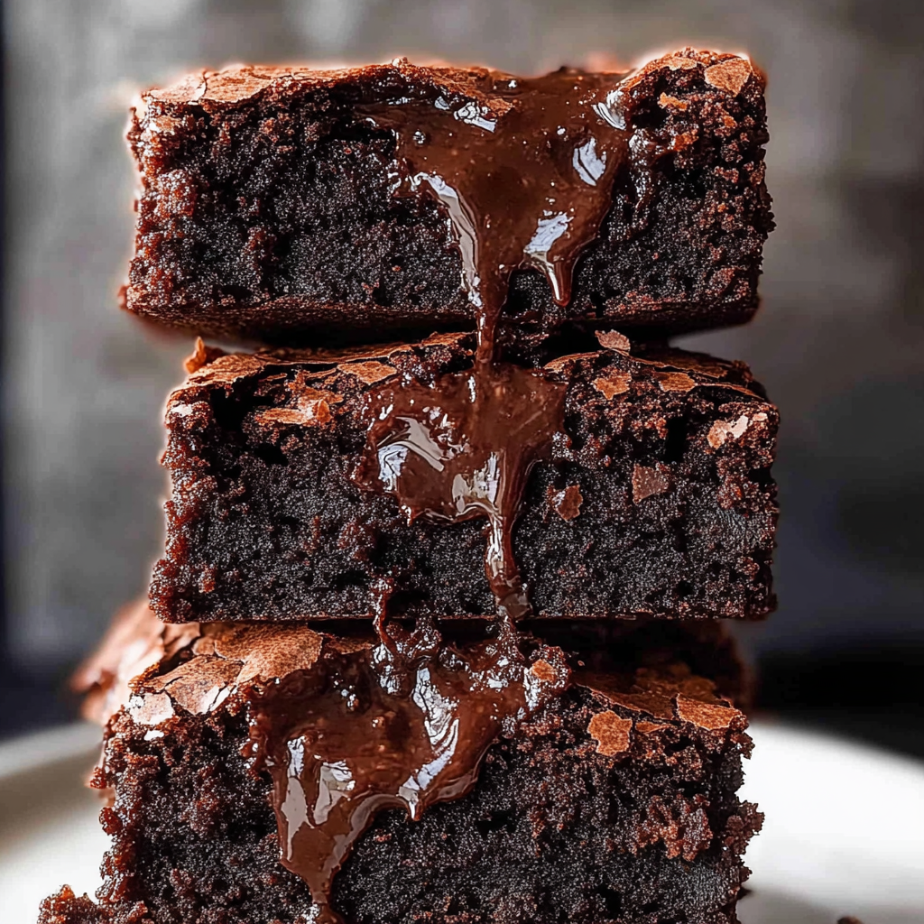 Recipe preparation for The Fudgiest Brownies