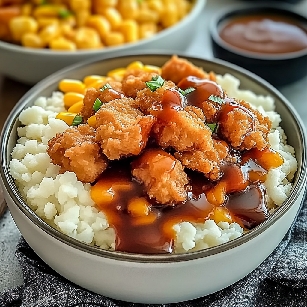 Recipe preparation for Copycat KFC Bowls