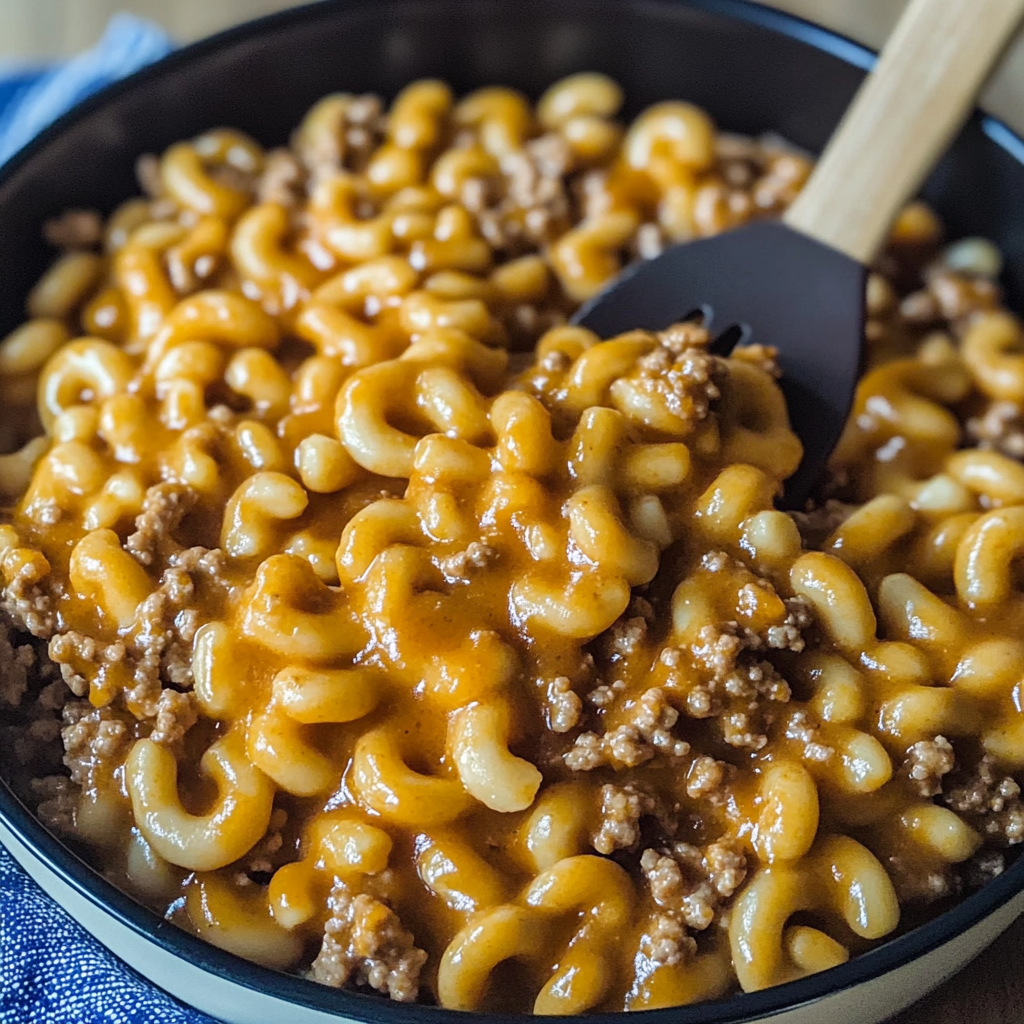 Recipe preparation for Homemade Hamburger Helper