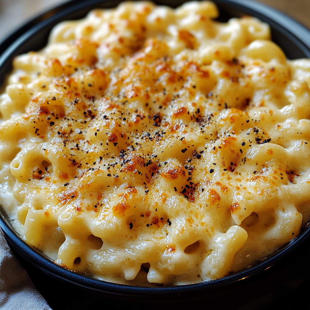Recipe preparation for High Protein Cottage Cheese Mac and Cheese