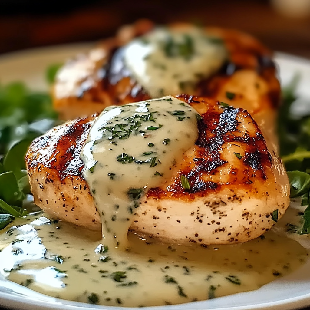 Recipe preparation for Chicken with Boursin Sauce