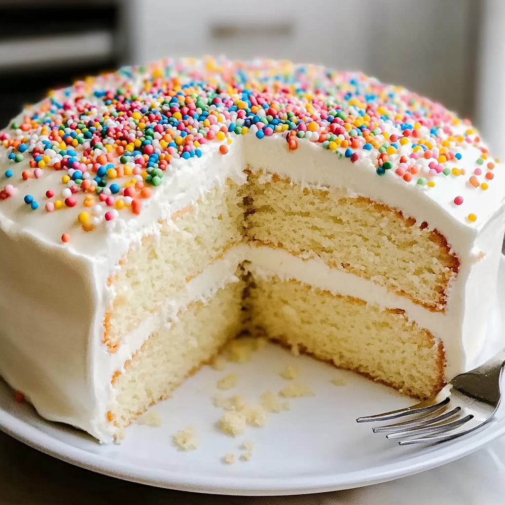 Recipe preparation for Vanilla Cake Recipe