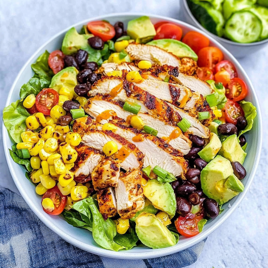 Recipe preparation for southwest chicken salad