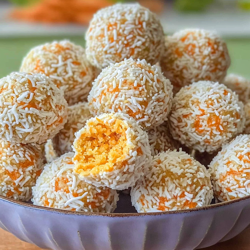Recipe preparation for Natural Carrot Energy Balls