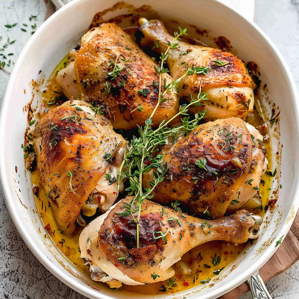 Recipe preparation for Easy Baked Chicken