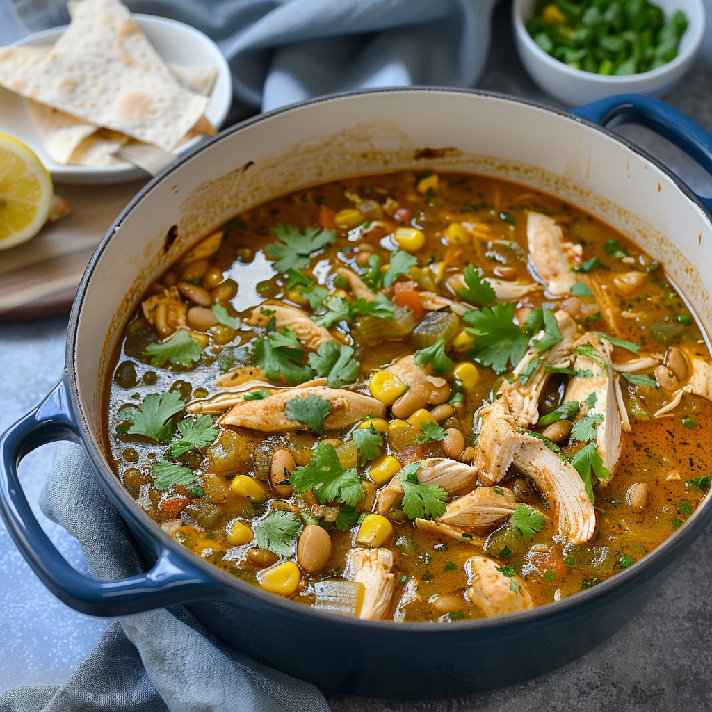 Recipe preparation for White Chicken Chili