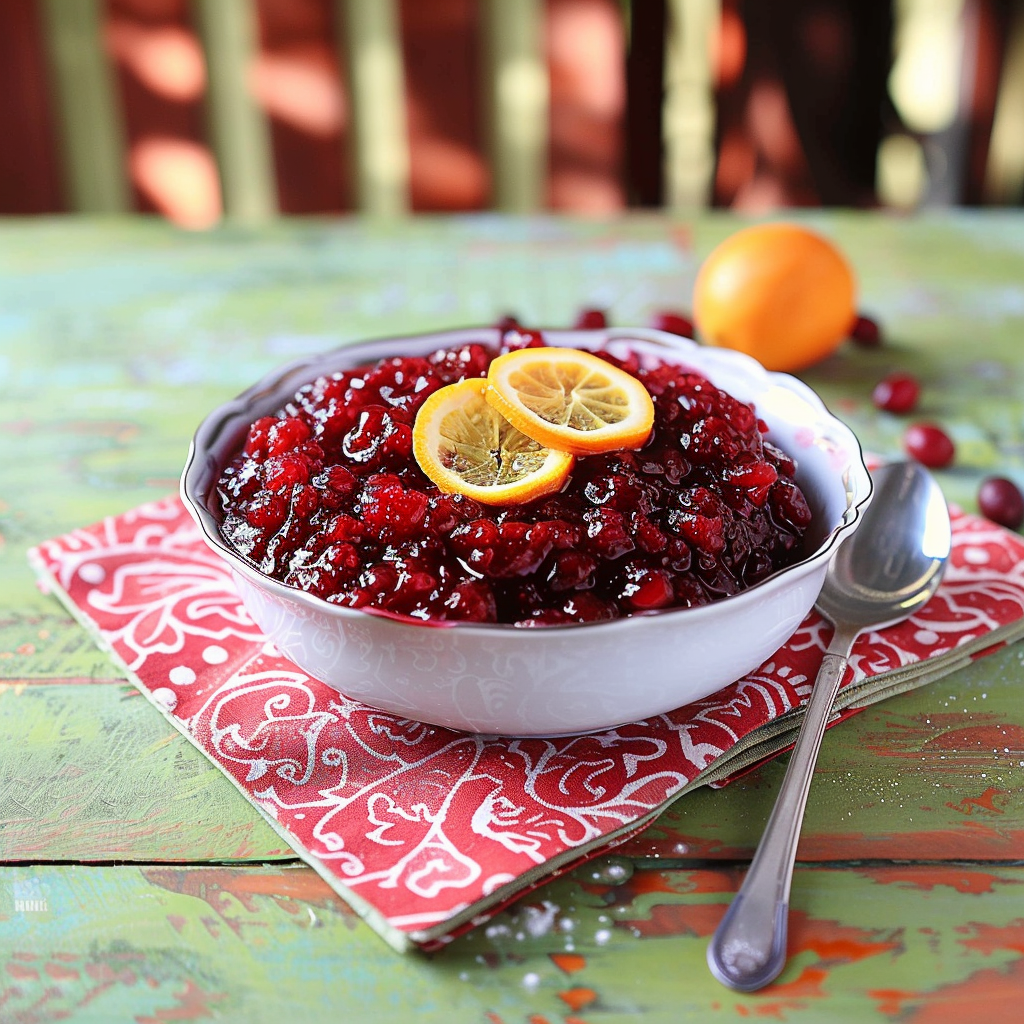 Recipe preparation for Homemade Cranberry Orange Sauce
