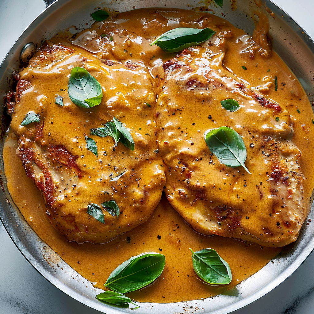 Recipe preparation for Marry Me Chicken