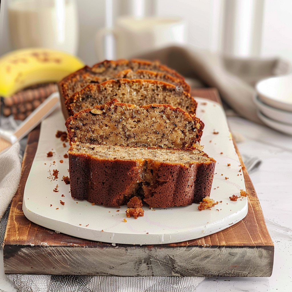 Recipe preparation for Easy Banana Loaf Cake