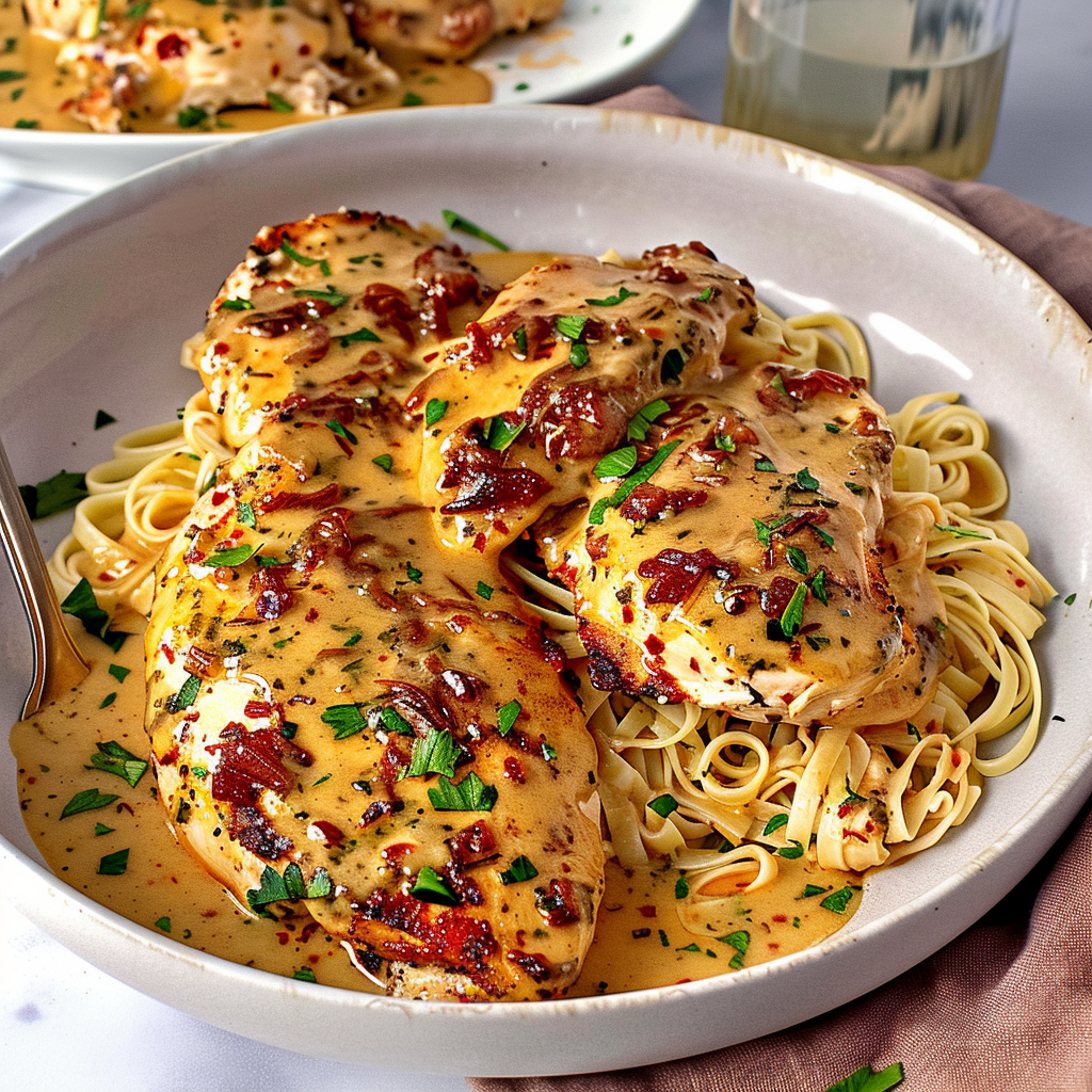 Recipe preparation for Marry Me Chicken