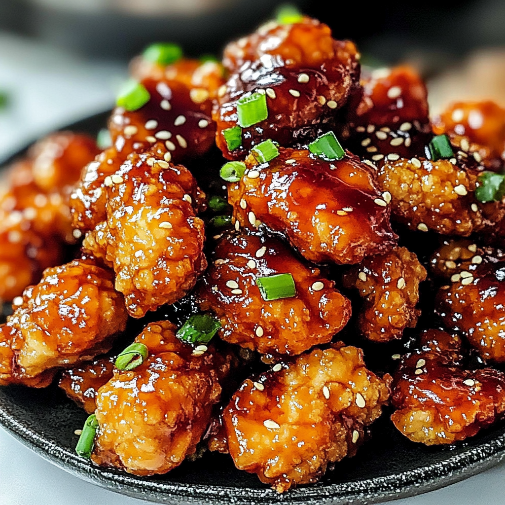 Recipe preparation for Honey Sesame Chicken