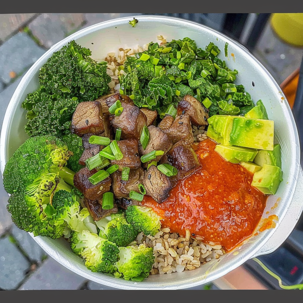 Recipe preparation for Speedy Global Grains Power Bowl