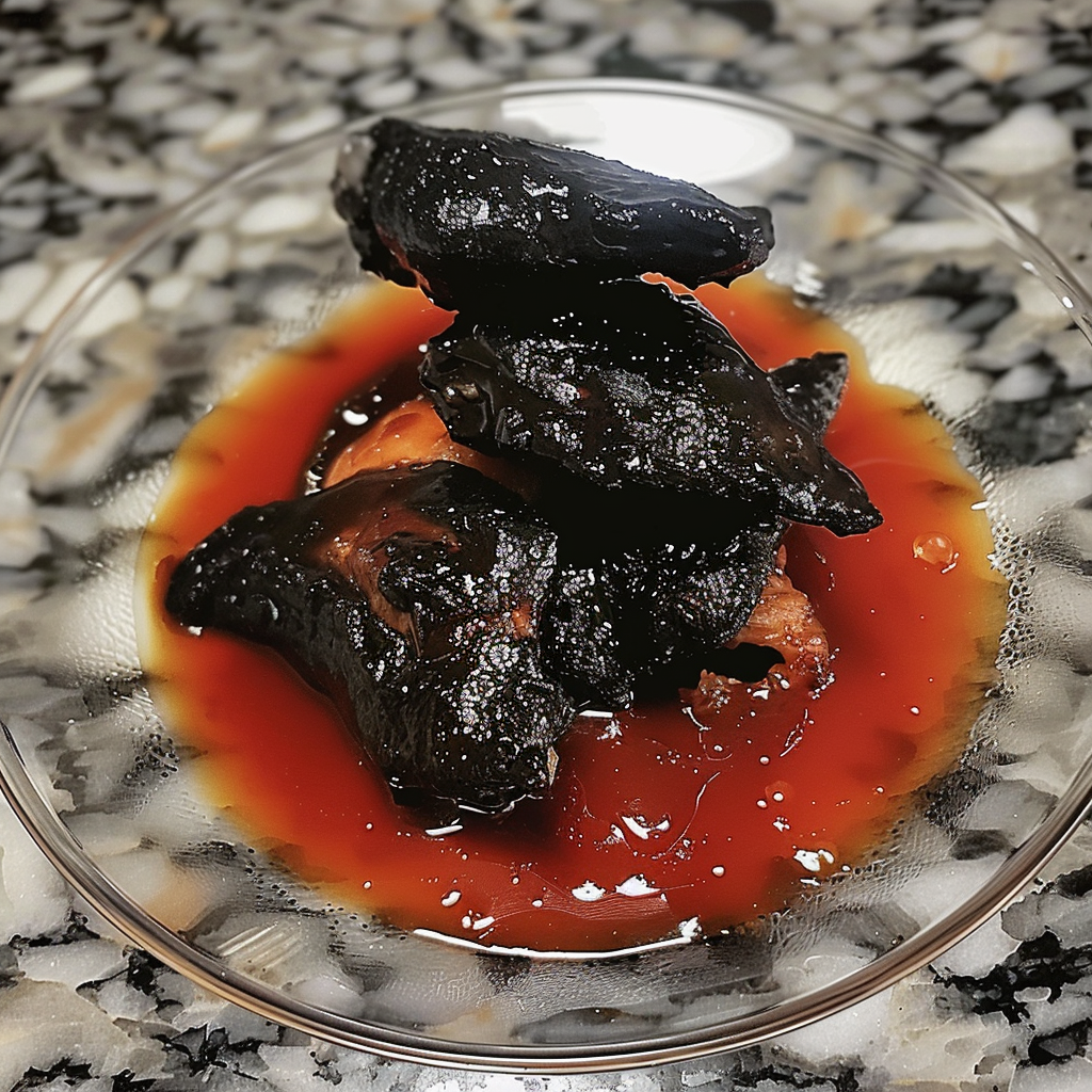 Recipe preparation for Bat Wing Chicken-Drumettes (dark-soy glaze)