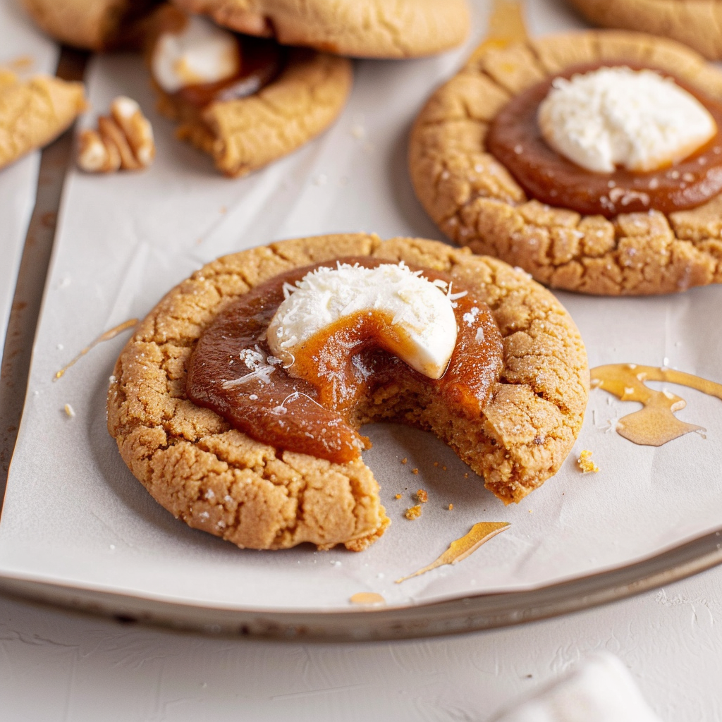 Recipe preparation for Pumpkin Pie Cookies