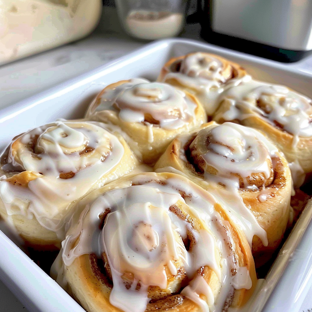 Recipe preparation for Cinnamon Rolls