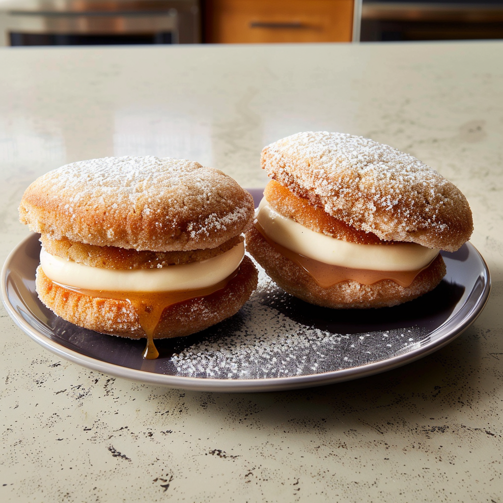 Recipe preparation for Apple Cider Whoopie Pies