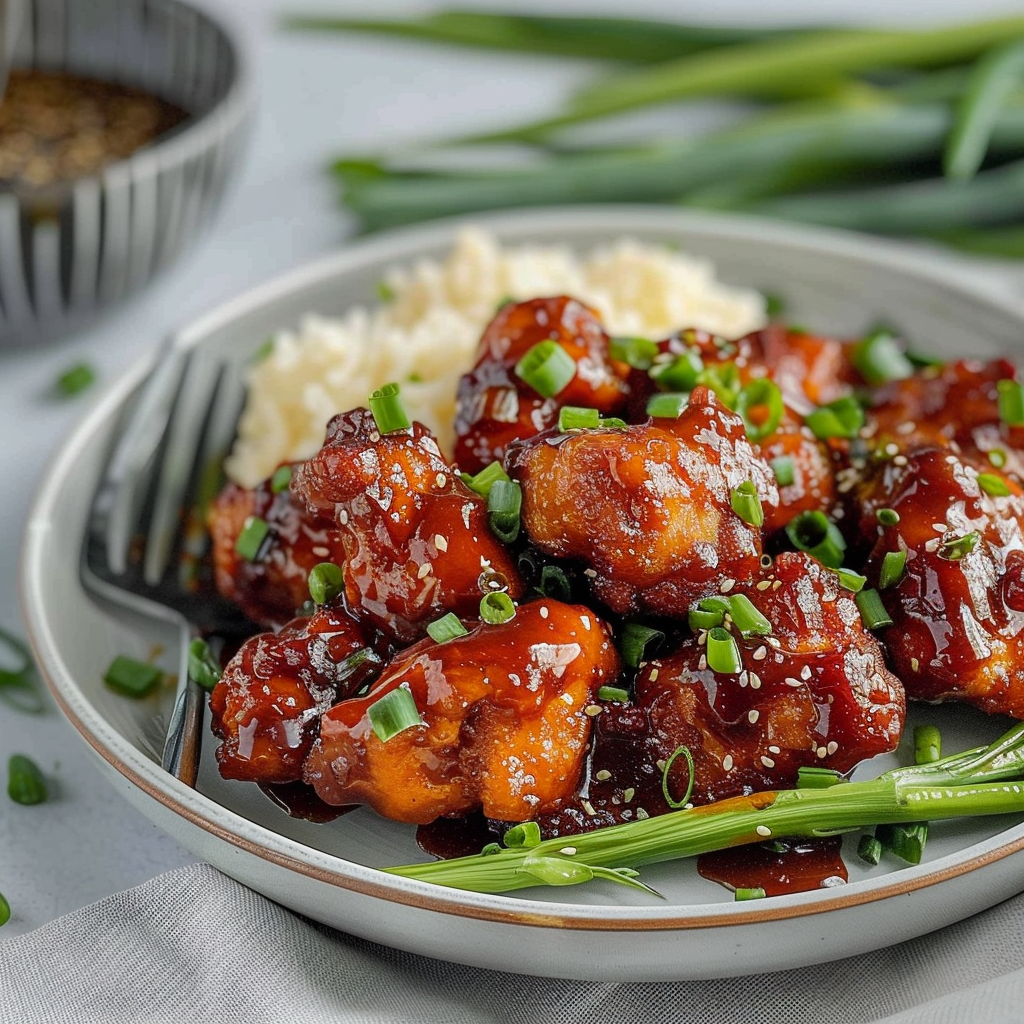 Recipe preparation for Honey Butter Chicken