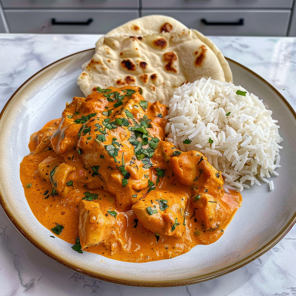Recipe preparation for Homemade Butter Chicken