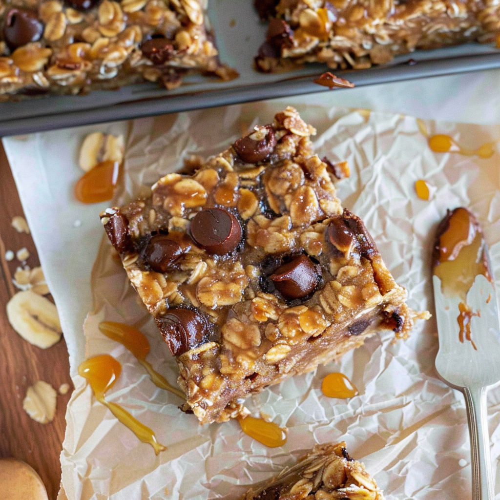 Recipe preparation for Easy Banana Oatmel Bars
