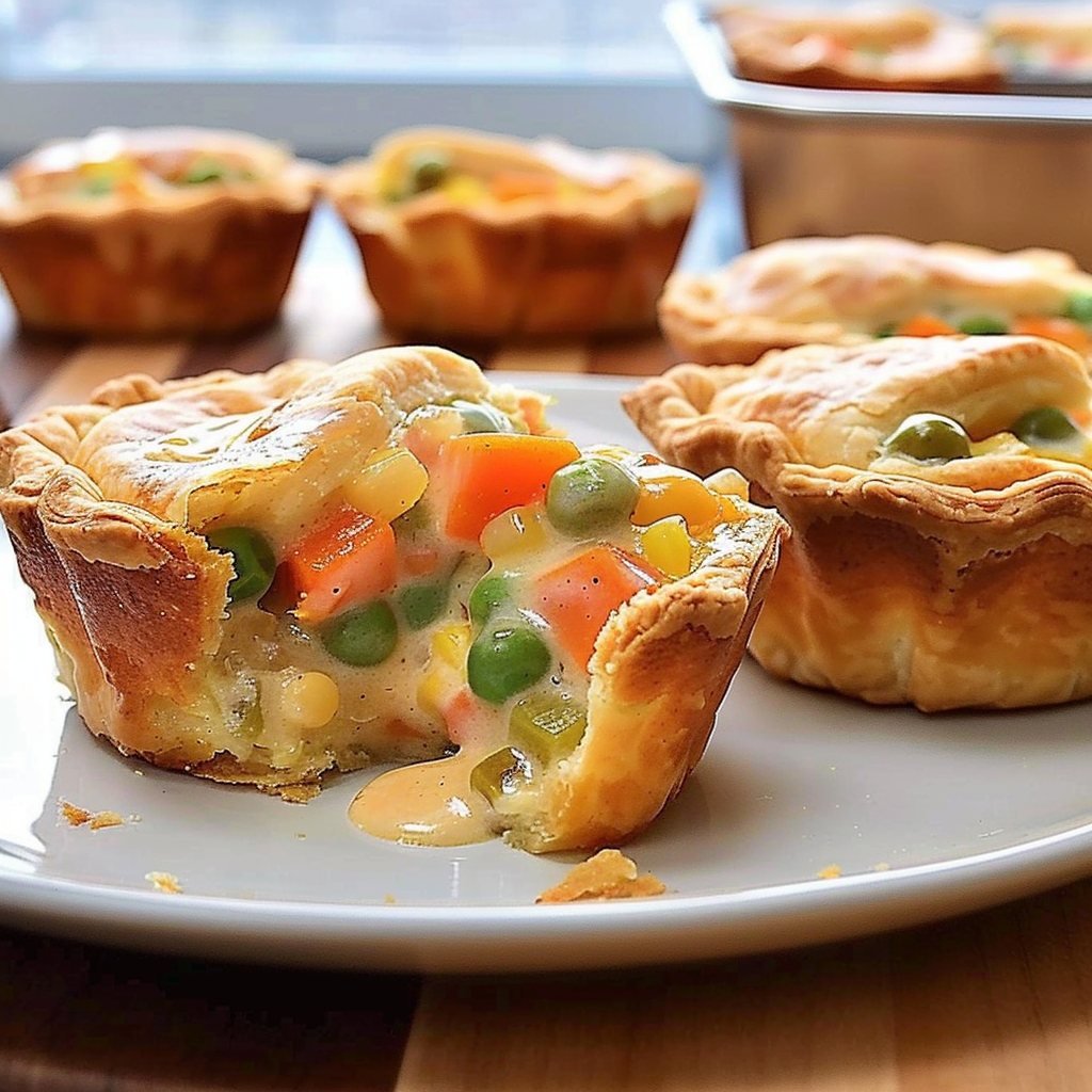 Recipe preparation for Mini Pot Pies