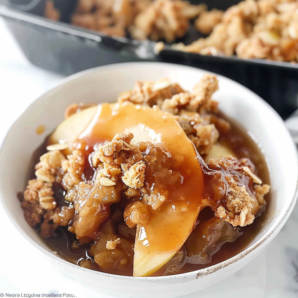 Recipe preparation for Apple Crisp