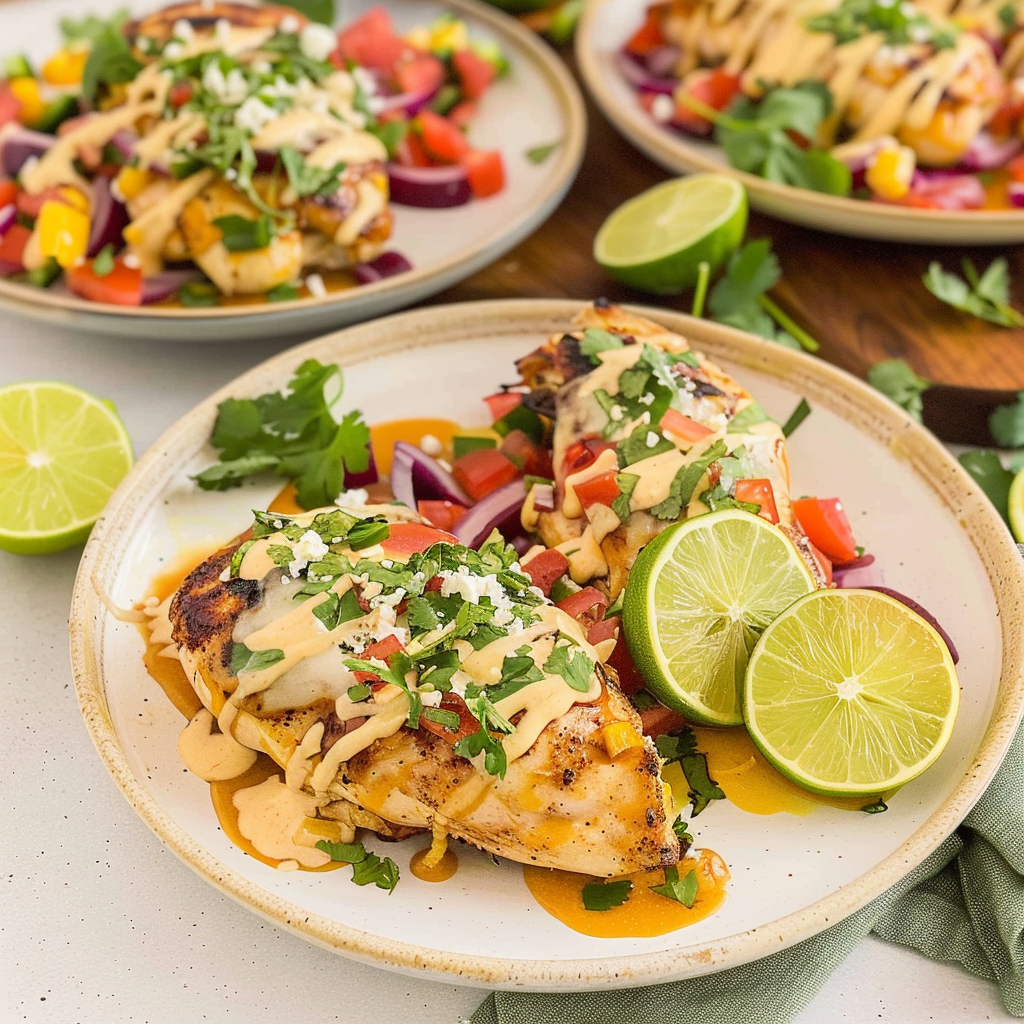 Recipe preparation for FIESTA LIME CHICKEN