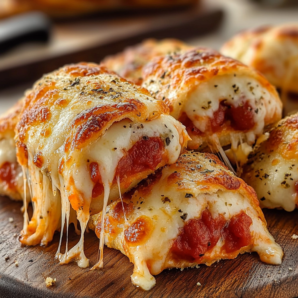 Recipe preparation for Cheesy Pizza Stuffed Bites