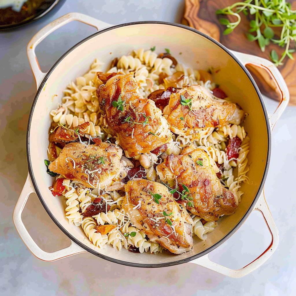 Recipe preparation for Marry Me Chicken