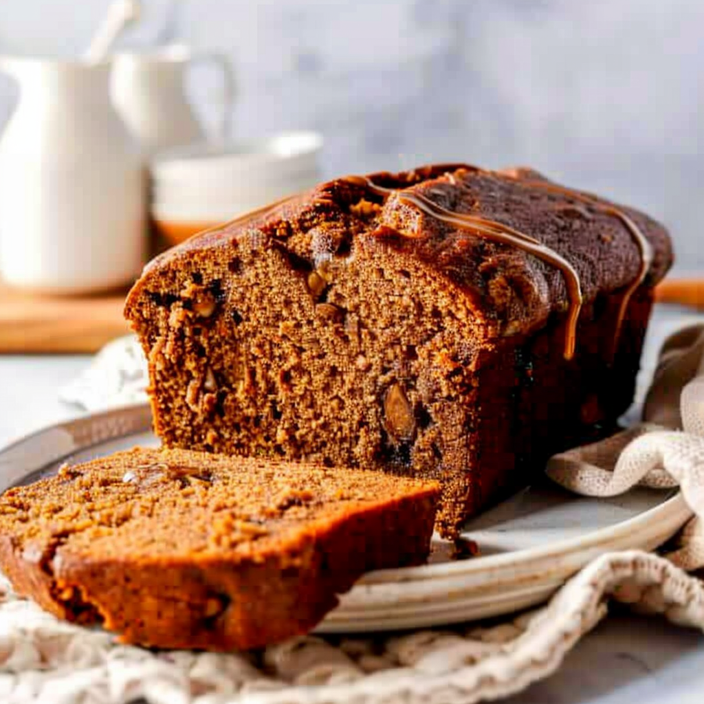 Recipe preparation for Gingerbread Banana Bread