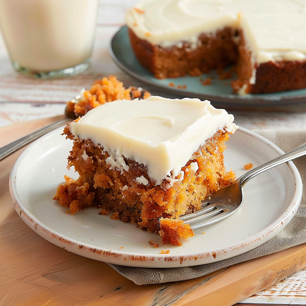 Recipe preparation for Sweet Potato Cake